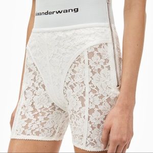 Alexander Wang Lace Bike Shorts